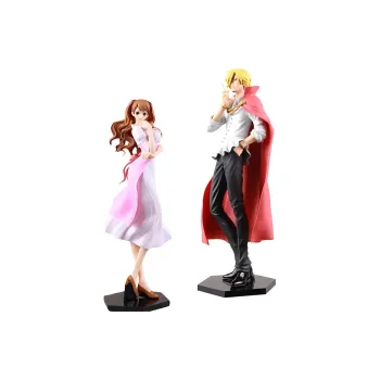 BANPRESTO Sanji Glass Factory, One Piece, Sparkling & Courage & Brunhilde Scale Figures 24cm/26cm