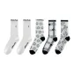 [5 Pack]White+White+White Floral+White Plaid+White Small Flower