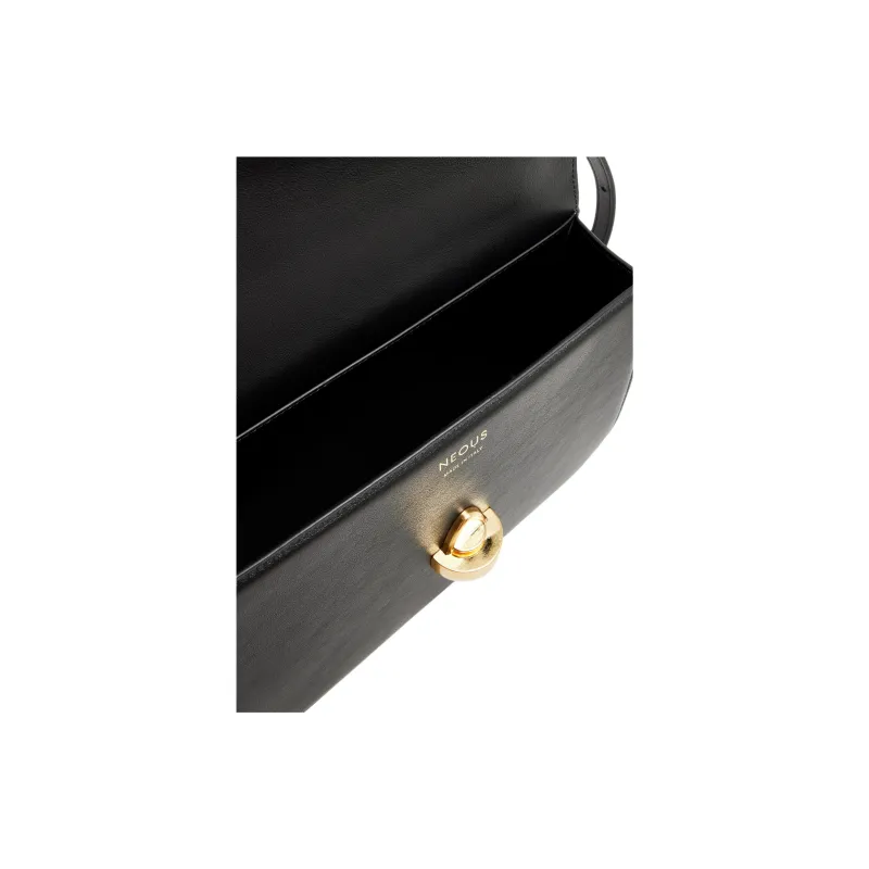 NEOUS Calfskin Shoulder Bag Crossbody Bag Women's Black-2