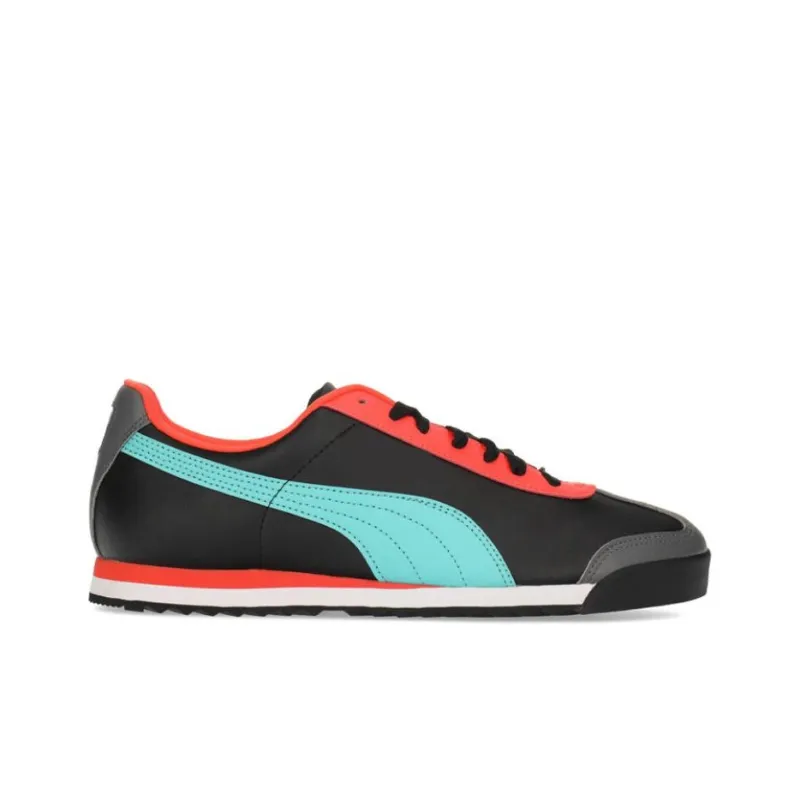 PUMA Roma Basic+ Low Top Running Shoes Black/Orange-1