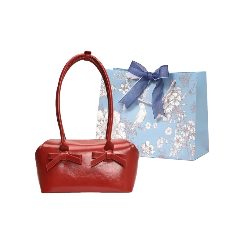 REDOO PU Shoulder Bag Women's Pearl White/Black/Silver/Red-9