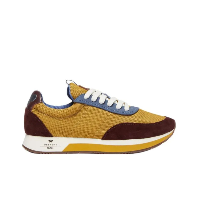 WEEKEND MaxMara Low-Top Casual Shoes Women's Yellow Brown-1