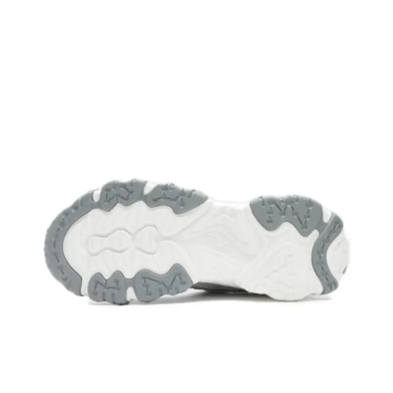 FILA FLUID 5 Anti-Slip And Wear-Resistant Height Increasing Low-Top Casual Shoes Generation 5 Men's Gray White-4