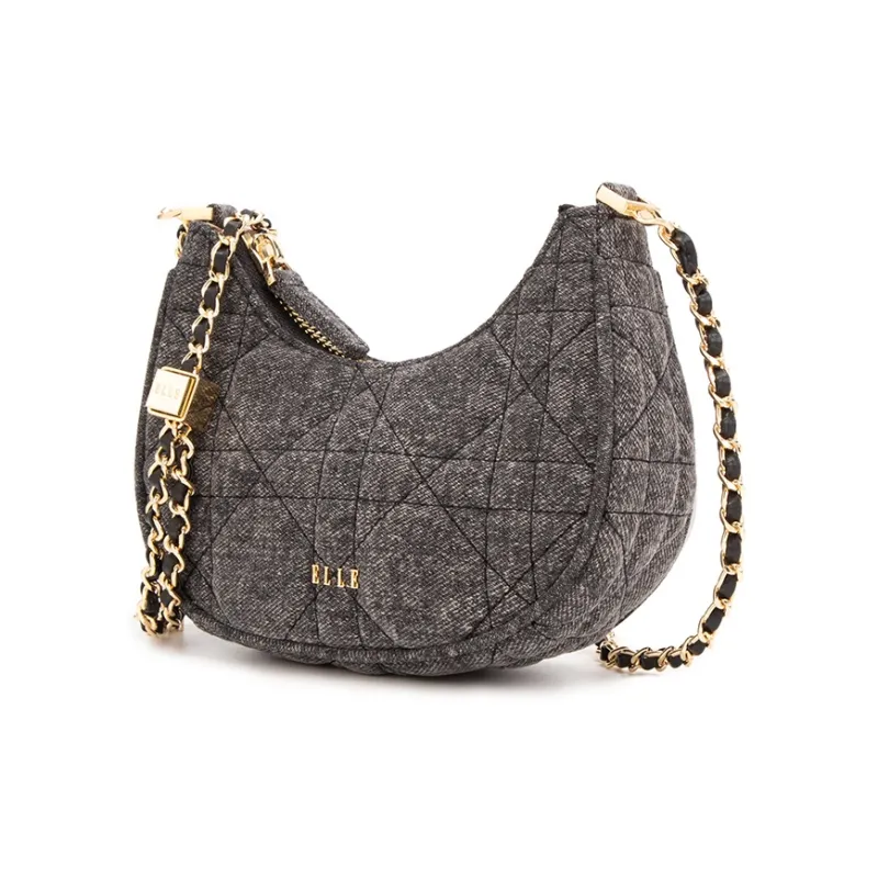 ELLE Fabric Crossbody Bag Women's Blue/Pink/Black-10