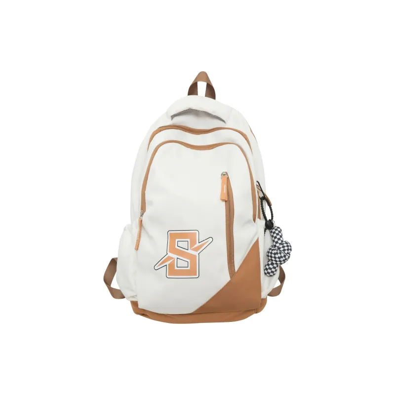 Huangmu Nylon Backpack Unisex Multicolor-3