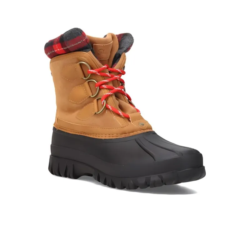 Skechers Warm Wear Resistant Cushioning Short Snow Boots Women's Brown Black-2