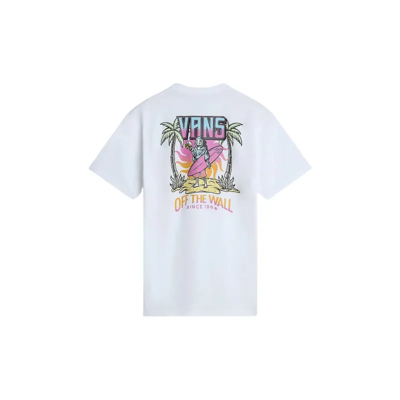 Vans PALM CHEERS T-Shirts Men White-1