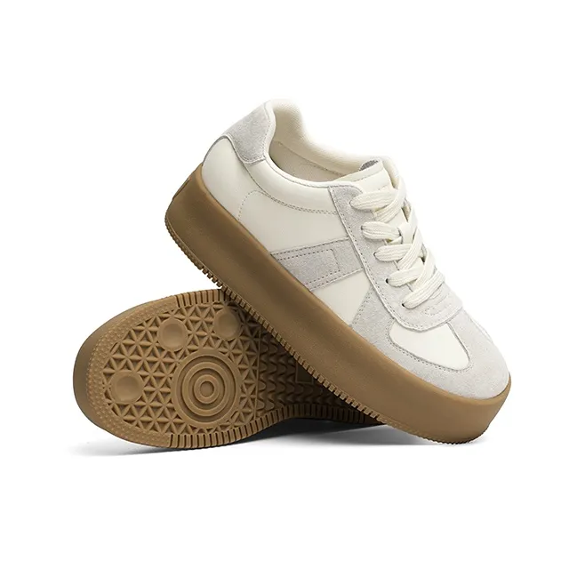 RED DRAGONFLY Cushioned Height Increase Water Resistant Slip Resistant Low Top Skateboard Shoes Women's-3