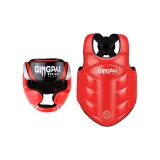 Red, Head Guard+Chest Protection