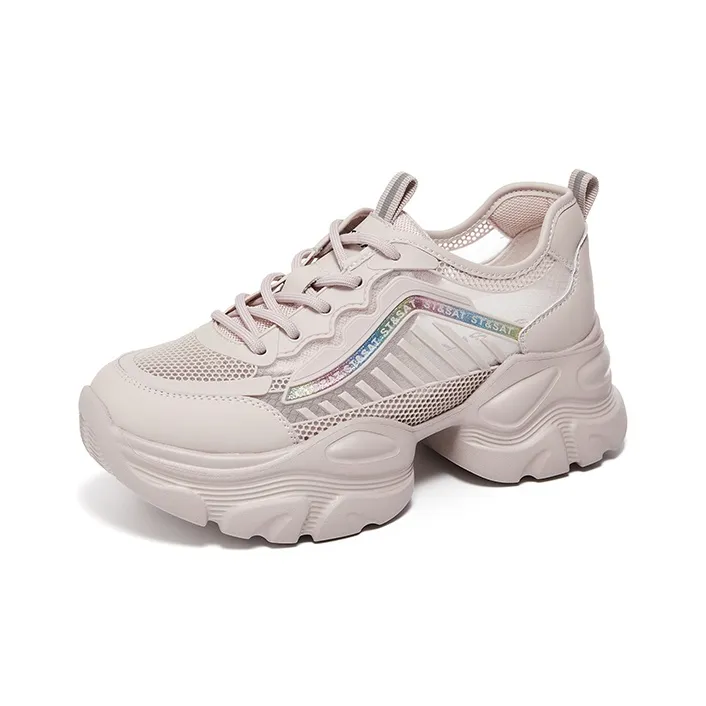 ST&SAT Wear-Resistant Slip-Resistant Low-Top Chunky Sneakers Women's-7