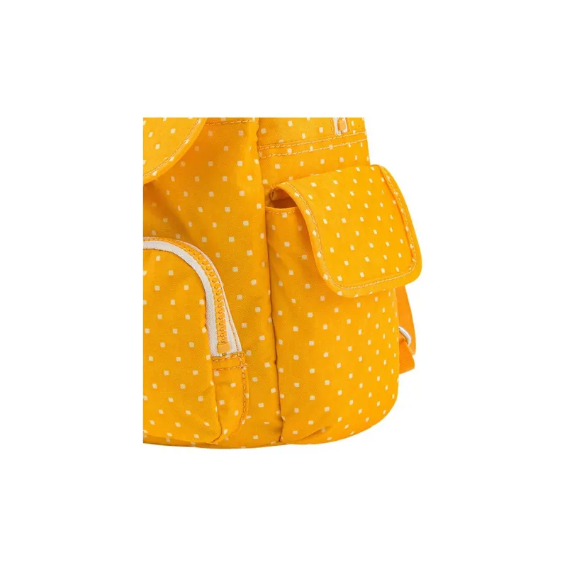 Kipling Polyamide Backpack Regular Unisex Yellow-4