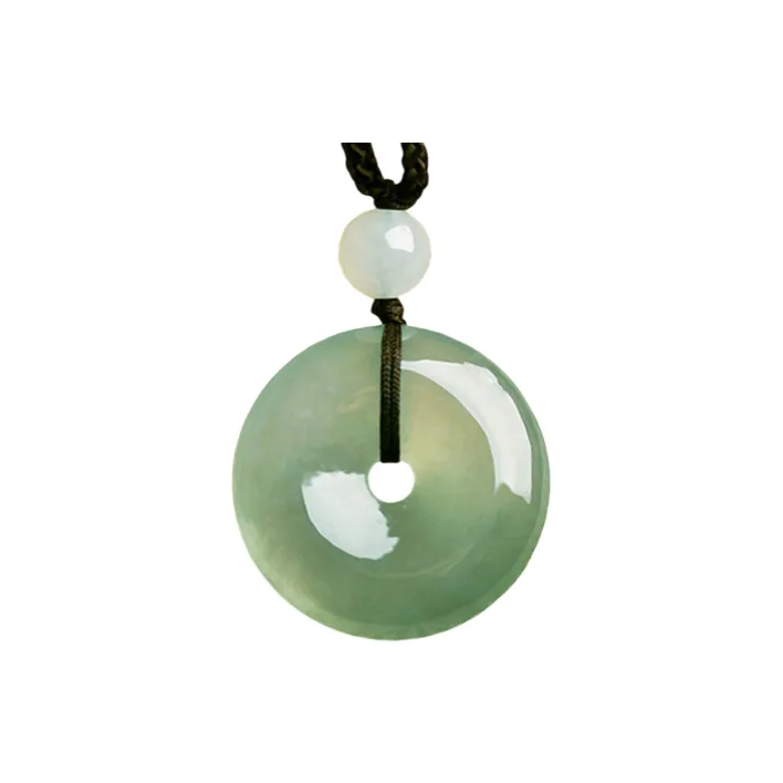 Click Glutinous Jade Jadeite Necklaces Unisex-1