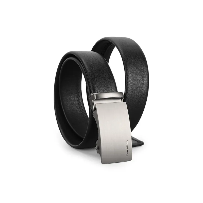 PIERRE CARDIN Cow Leather, Father Dad And Father in Law Box Belt Men's Width 3.5cm-2
