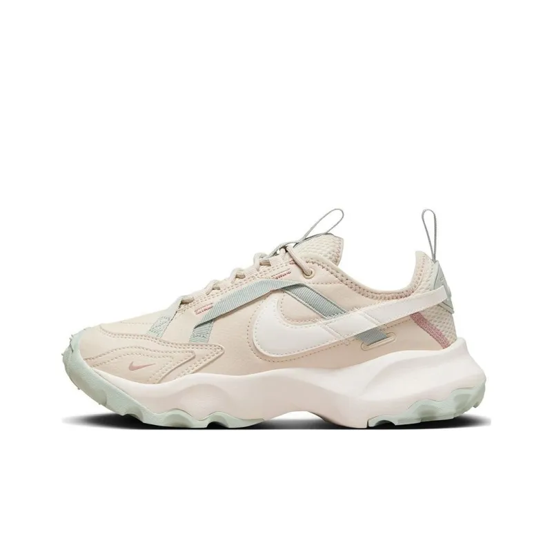 Nike TC 7900 Cushioning Anti Slip And Wear Resistant Low Top Chunky Sneakers Women's Light Pink-0