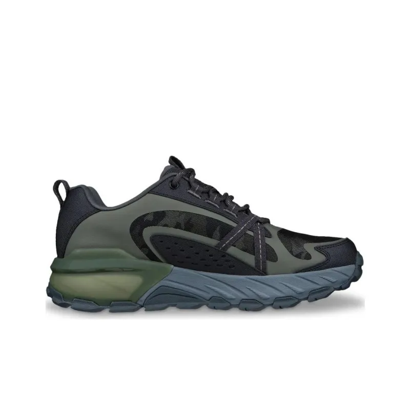 Skechers Max Protect Abrasion Resistant Breathable Low Top Outdoor Shoes Men's Black-1