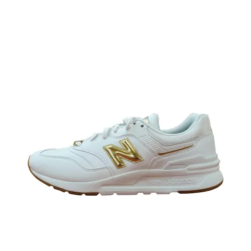 New Balance NB 997H Running Shoes Women's Low-Top White Gold