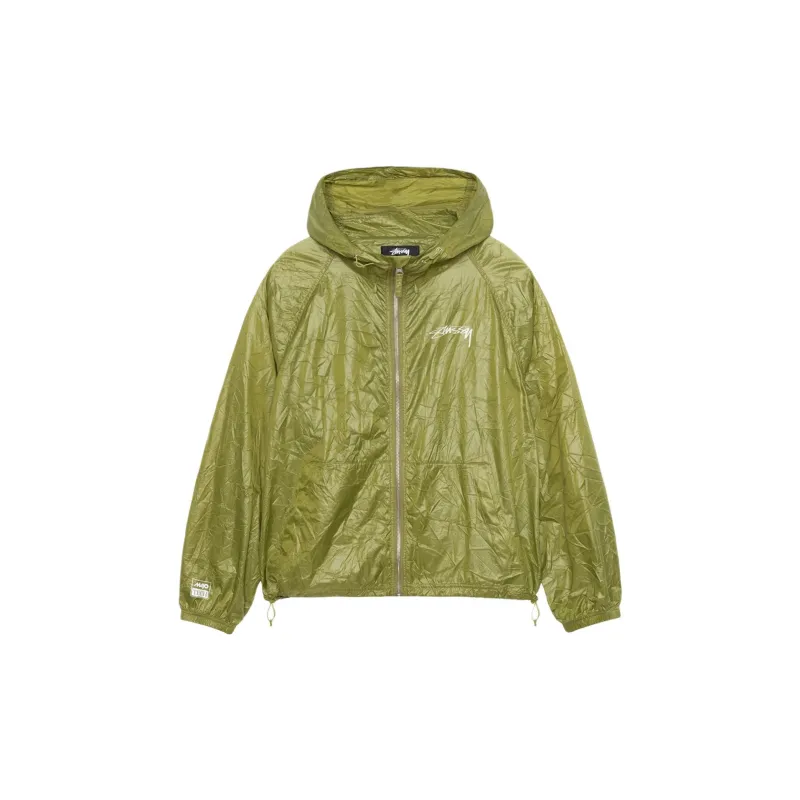 Stussy Wrinkled Nylon Beach Shell Jacket - POIZON