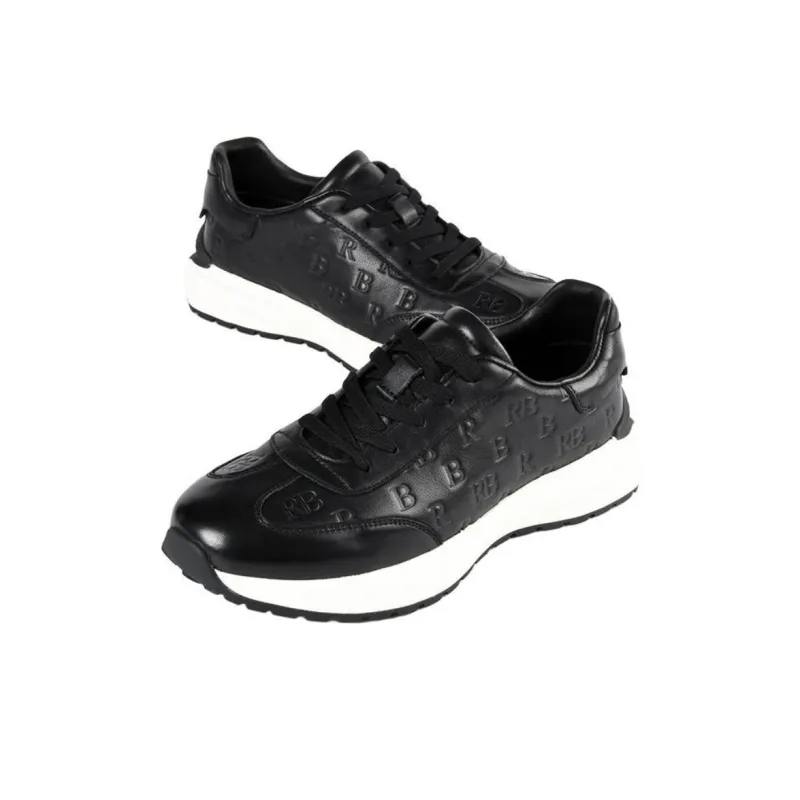 Raidy Boer Casual Shoes Men Low Top Black/White-2