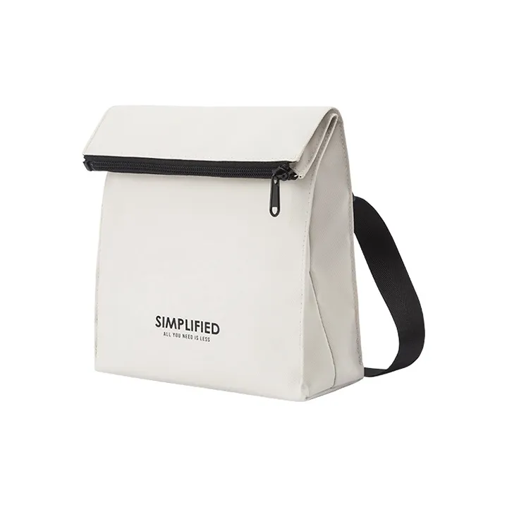 SEM/R Polyester Crossbody Bag Trumpets Unisex Ecru/Black-1
