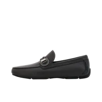 FERRAGAMO GANCINI Loafers Men's Black