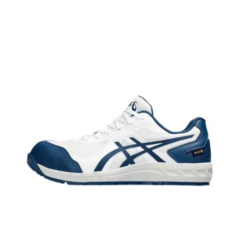 Asics Winjob Cushioning, Wear Resistant Low Top Casual Shoes Unisex White Blue-0