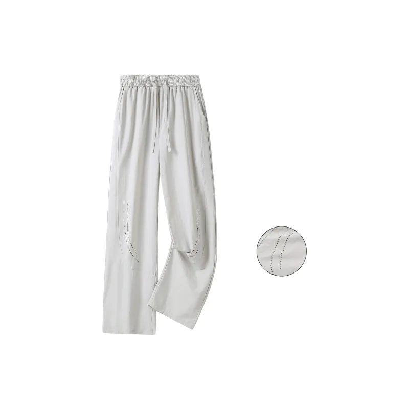 TESTUNG Casual Pants Unisex Black-0