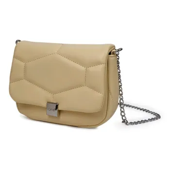 OMI Synthetic Leather Crossbody Bag, Shoulder Bag Regular Women's Cream Yellow/Manila Olive Green/Delicious Mocha/Black