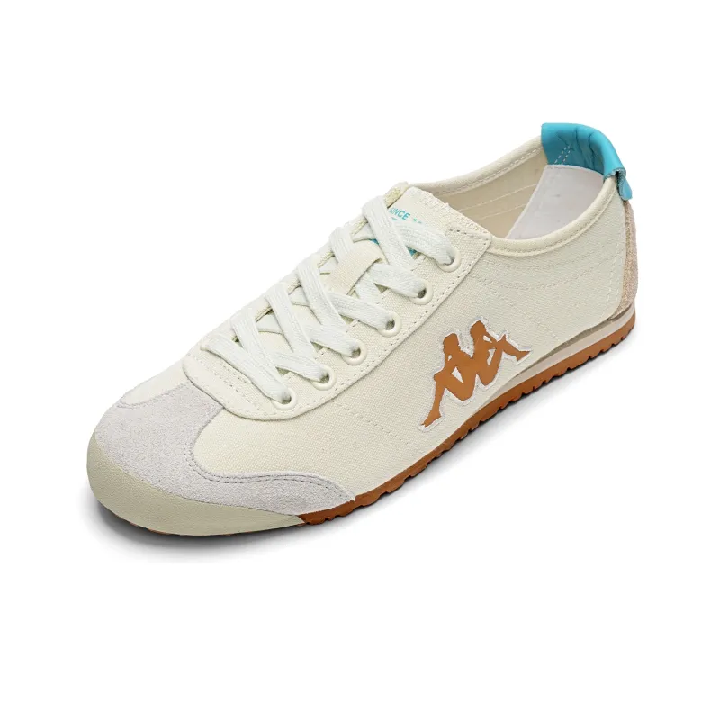 Kappa Wear Resistant Slip Resistant Low Top Canvas Shoes Unisex Aqua Green Gemstone Red-2