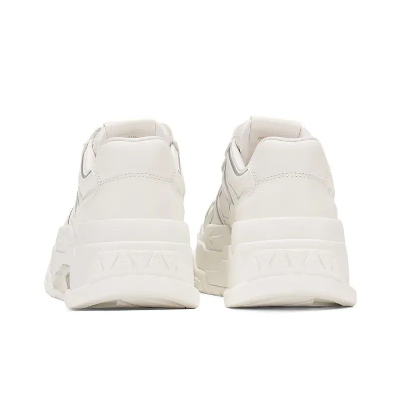 GG CC Skateboard Shoes Women's Low Top Silver/White-10