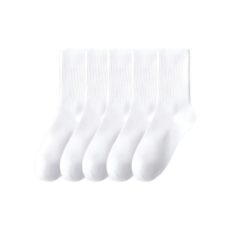 YUZHAOLIN Mid Calf Socks Men's 5 Pack-2
