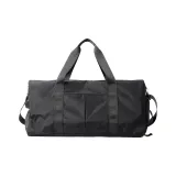 Black, Upgraded (Plus Size, Wet/Dry Separation, Individual Shoe Compartment)