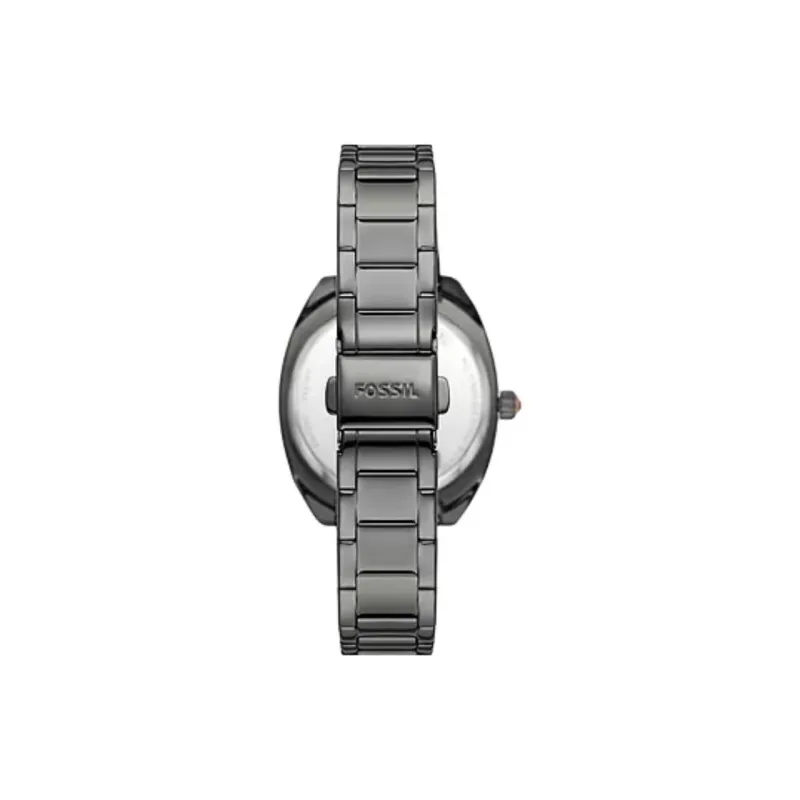 FOSSIL VALE Collection Wrist Watch Automatic Mechanical Movement Stainless Steel Strap 35mm Gray Dial Unisex-2