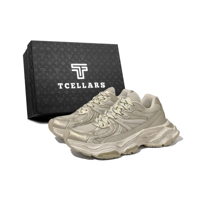 TCELLARS Cushioning Anti-Slip Wear-Resistant Breathable Lightweight Height Increasing Low-Top Chunky Sneakers Unisex-20