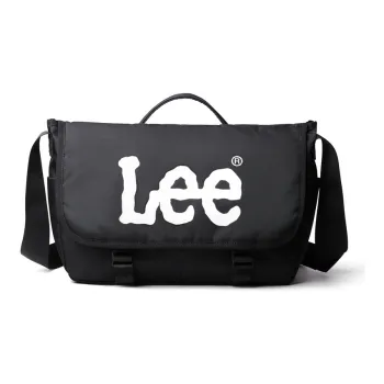 Lee Fabric One Shoulder Handbag, Crossbody Bag Regular Unisex Black