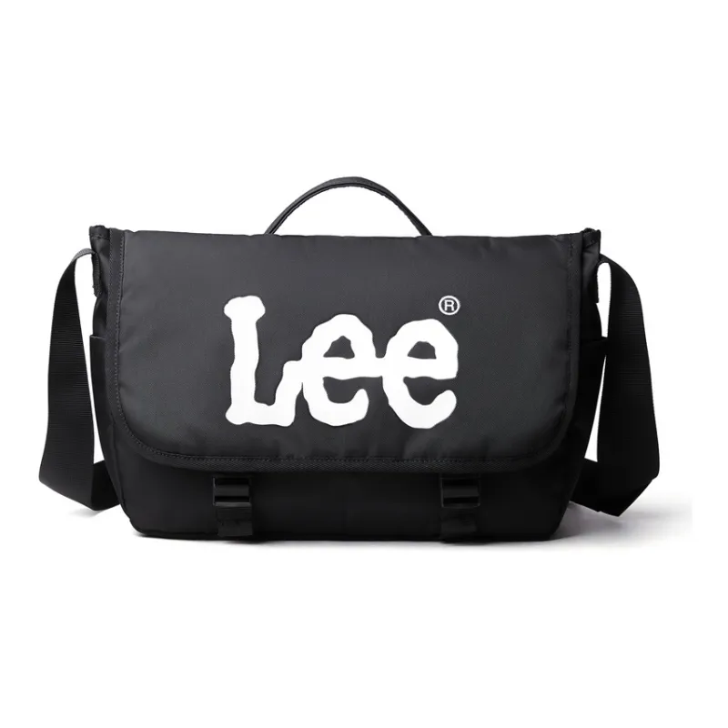 Lee Fabric One Shoulder Handbag, Crossbody Bag Regular Unisex Black-0
