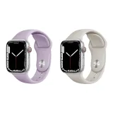 Apple Silicone Strap-Elegant Purple * Starlight