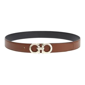 Ferragamo Gancini Reversible Leather Belt