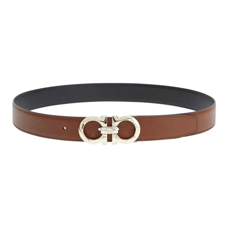 Ferragamo Gancini Reversible Leather Belt-0