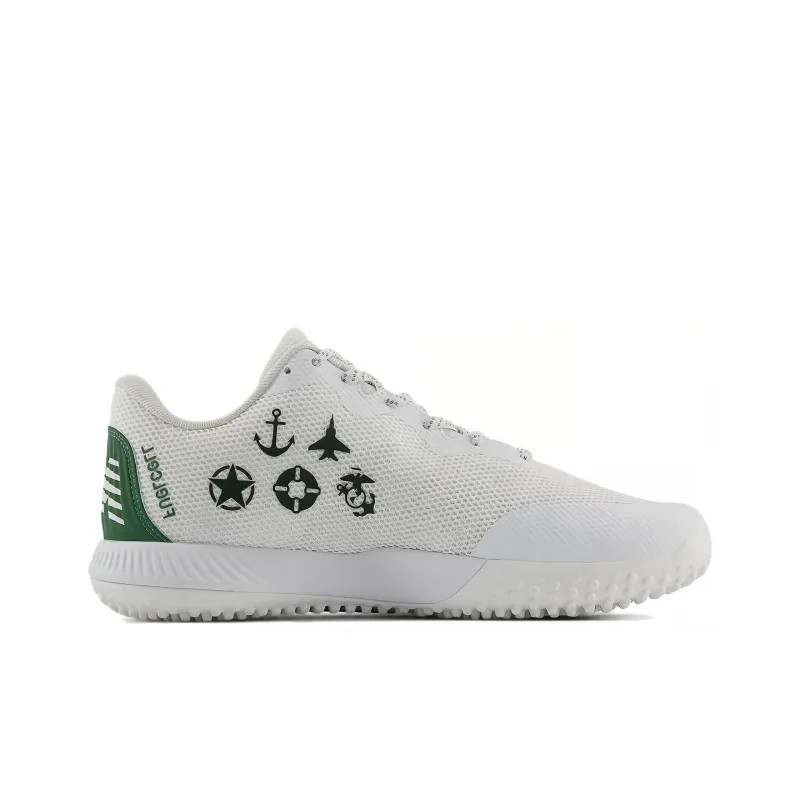 New Balance FuelCell 4040v7 Durable Breathable Low-Top Training Shoes Unisex White Green-1