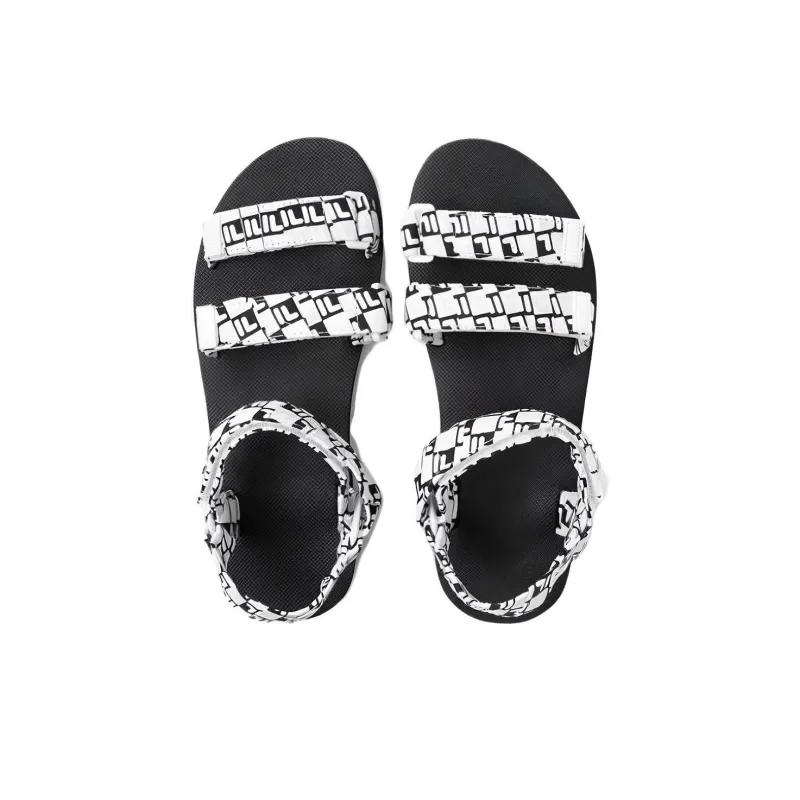 FILA DRIFTER TS Bandana Beach Sandals Men's Black White-2