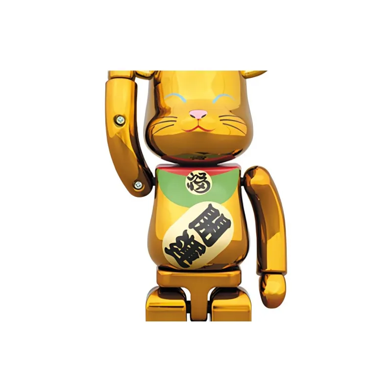 BE@RBRICK 200% Lucky Cat Squinting Good Luck Trendy Figures 14.5cm-2