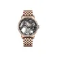 9001F9 Black Gold Bezel-Steel Band