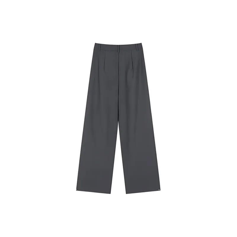 Mo Han Yi Mei Casual Pants Women's Dark Gray-1