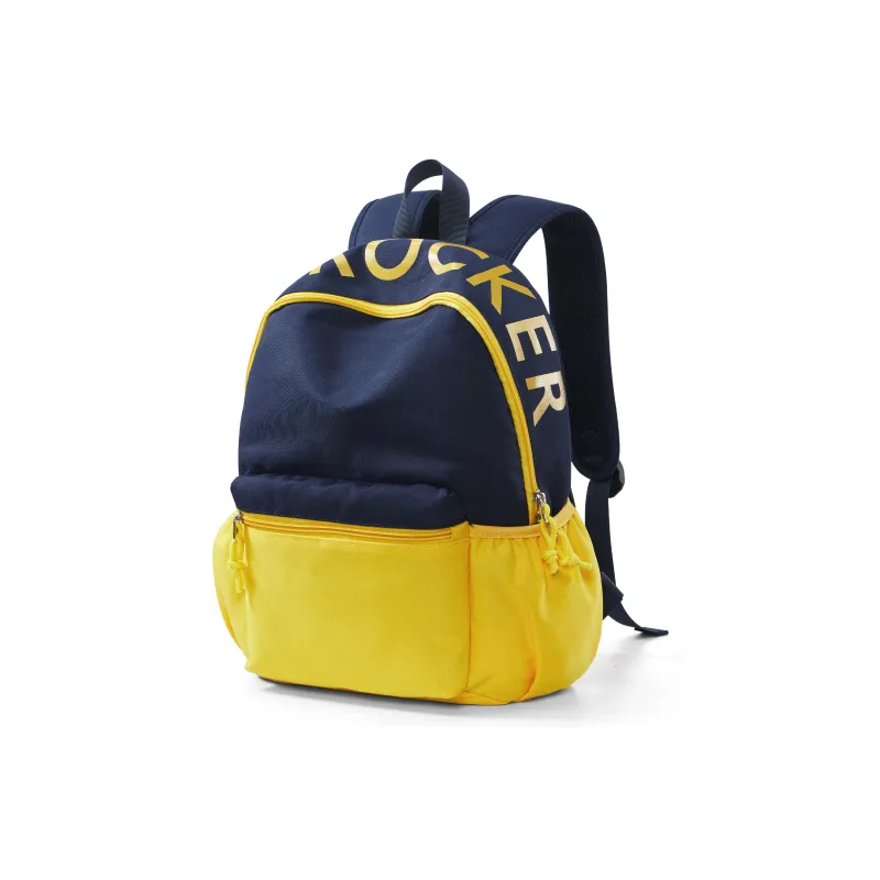 Werocker Fabric Backpack Unisex Yellow Blue/Blue Green/Classic Black-1