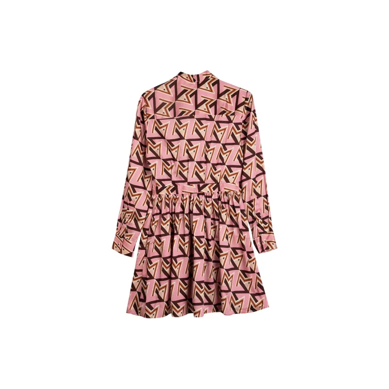 MSGM Long Sleeved Dresses Women's Pink-1