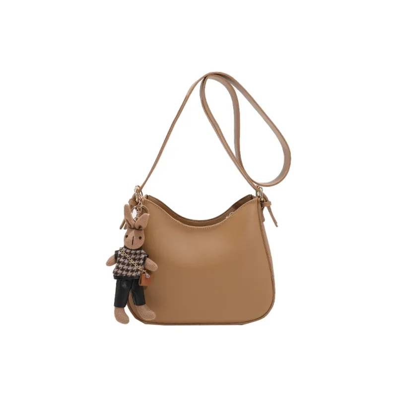 HCXK PU Shoulder Bag Crossbody Bag Regular Women's Black/Coffee/Khaki-5