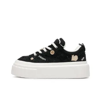 Champion Cake Shoes Champ Creeper Low Top Skateboard Shoes Women's Black White