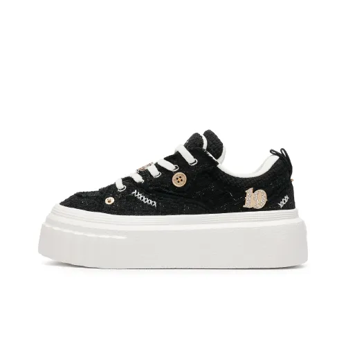 Champion Cake Shoes Champ Creeper Low Top Skateboard Shoes Women's Black White