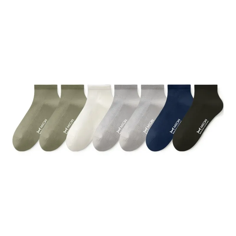 MIIOW Mid Calf Socks Men's 7 Pack-8