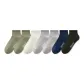 7 Pack (White+Ai Green 2+Silver Gray 2+Navy Blue+Black)